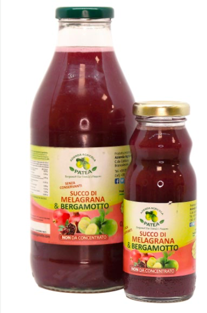 Succo di Melagrana e Bergamotto