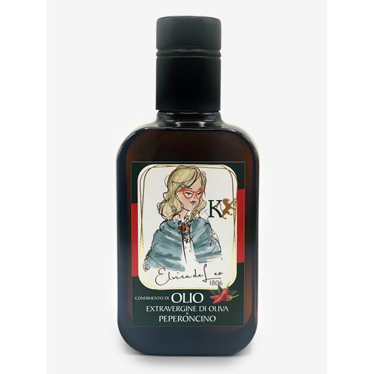 Condimento all'olio extra vergine di oliva e peperoncino